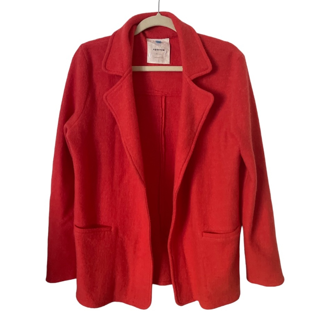 Anthropologie Sparrow Unstructured Wool Jacket Coat M‎